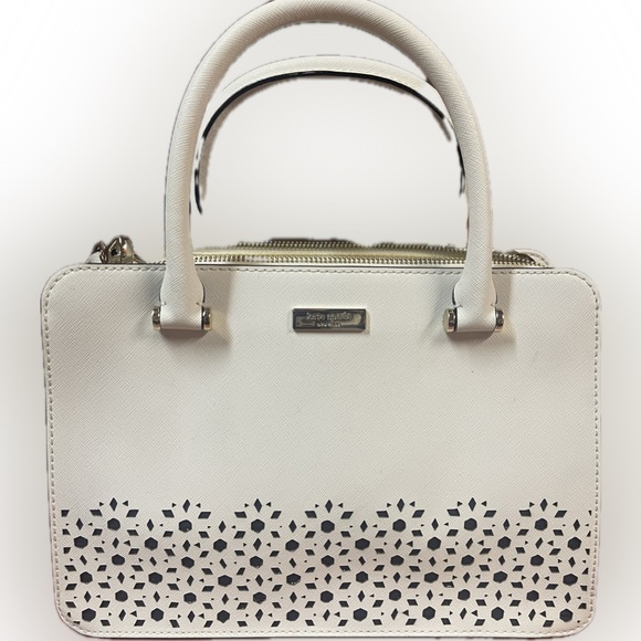 kate spade ♠️ white shoulder bag - Picture 3 of 11